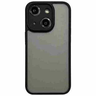 For iPhone 13 TPU Hybrid PC Phone Case(Black)