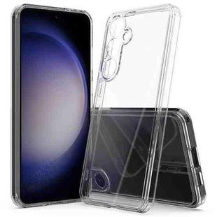 For Samsung Galaxy S25 5G Scratchproof Acrylic TPU Phone Case(Transparent)