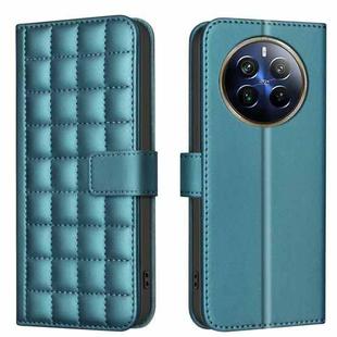 For Realme 12 Pro 5G / 12 Pro+ 5G Global Square Texture Leather Phone Case(Green)