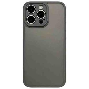 For iPhone 15 Pro Max TPU Hybrid PC Phone Case(Titanium Gray)