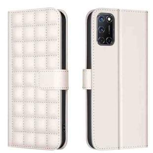 For OPPO A72 / A52 / A92 Square Texture Leather Phone Case(Beige)