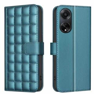 For OPPO A98 5G / F23 / A1 Square Texture Leather Phone Case(Green)