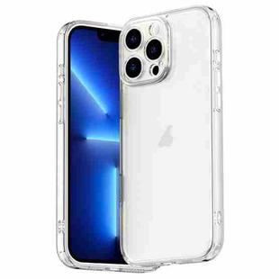 For iPhone 13 Pro Four Corner Airbag Transparent Glass Phone Case