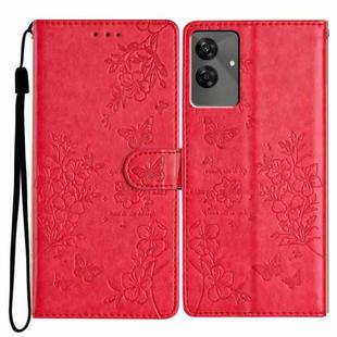 For Realme C61 / C63 Butterfly Love Flower Embossed Leather Phone Case(Red)
