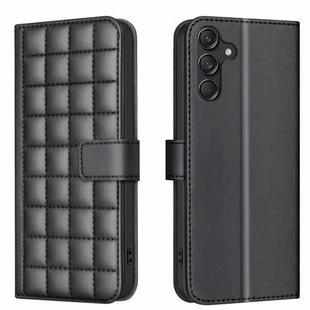 For Samsung Galaxy S24 5G Square Texture Leather Phone Case(Black)