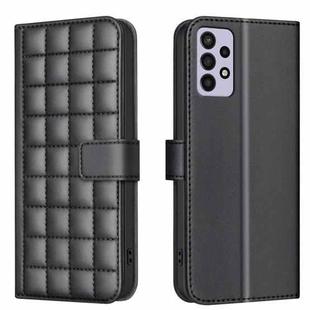 For Samsung Galaxy A32 5G Square Texture Leather Phone Case(Black)