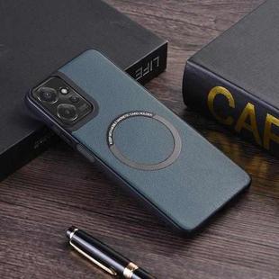 For Motorola Moto G 5G 2024 PU MagSafe Magnetic Phone Case(Green)