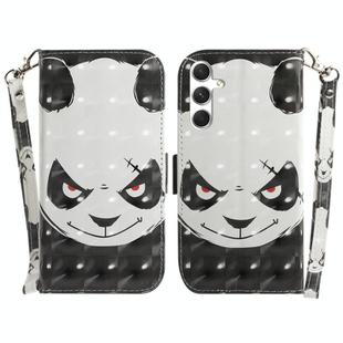 For Samsung Galaxy S25 5G 3D Colored Horizontal Flip Leather Phone Case(Angry Bear)