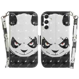 For Samsung Galaxy S25+ 5G 3D Colored Horizontal Flip Leather Phone Case(Angry Bear)