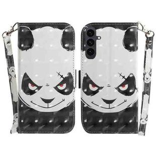 For Samsung Galaxy S25 FE 5G 3D Colored Horizontal Flip Leather Phone Case(Angry Bear)