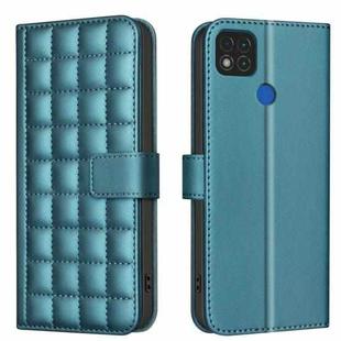 For Xiaomi Poco C31 / Redmi 9C / 10A Square Texture Leather Phone Case(Green)