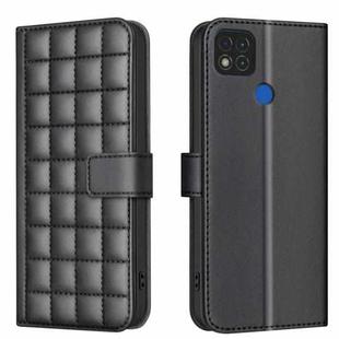 For Xiaomi Poco C31 / Redmi 9C / 10A Square Texture Leather Phone Case(Black)