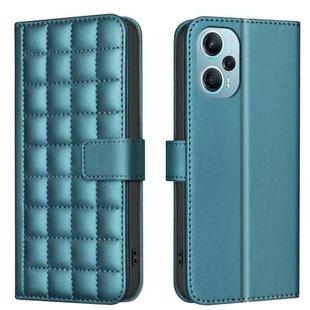 For Xiaomi Poco F5 5G Square Texture Leather Phone Case(Green)