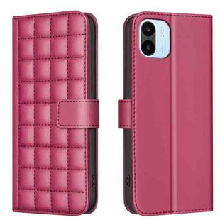 For Redmi A1 / A1+ / A2 Square Texture Leather Phone Case(Red)