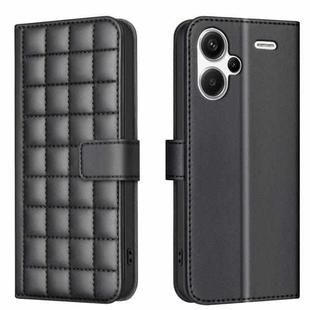 For Redmi Note 13 Pro+ 5G Square Texture Leather Phone Case(Black)