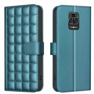 For Redmi Note 9 Pro Max / 9 Pro / 9S Square Texture Leather Phone Case(Green)