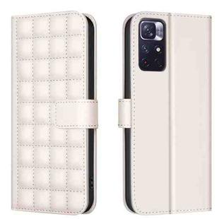 For Redmi Note 12S Global Square Texture Leather Phone Case(Beige)