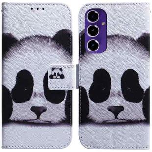 For Samsung Galaxy S24 FE 5G Coloured Drawing Flip Leather Phone Case(Panda)