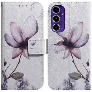 For Samsung Galaxy S24 FE 5G Coloured Drawing Flip Leather Phone Case(Magnolia)