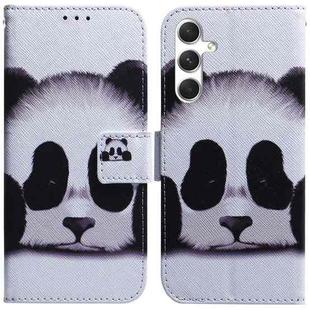 For Samsung Galaxy S25+ 5G Coloured Drawing Flip Leather Phone Case(Panda)
