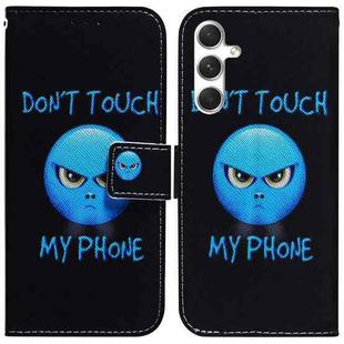 For Samsung Galaxy S25+ 5G Coloured Drawing Flip Leather Phone Case(Anger)