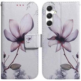 For Samsung Galaxy S25+ 5G Coloured Drawing Flip Leather Phone Case(Magnolia)