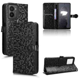 For HMD Fusion 5G Honeycomb Dot Texture Leather Phone Case(Black)