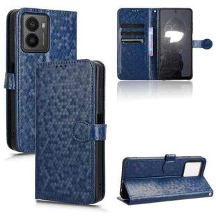 For HMD Fusion 5G Honeycomb Dot Texture Leather Phone Case(Blue)