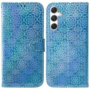 For Samsung Galaxy S25+ 5G Colorful Magnetic Buckle Leather Phone Case(Blue)