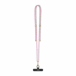 Benks GS01 Adjustable Braided Phone Lanyard(Pink)