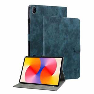 For Huawei MatePad SE 11 2024 Tiger Pattern Flip Leather Tablet Case(Dark Blue)