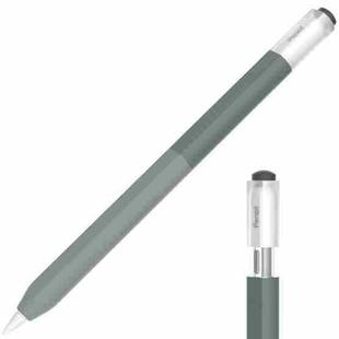 For Apple Pencil USB-C Gradient Silicone Stylus Protective Case(Grey)