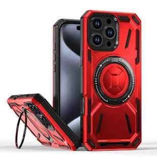 For iPhone 16 Pro Max Armor II Series MagSafe Magnetic Holder Phone Case(Red)