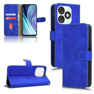 For itel A50 Skin Feel Magnetic Flip Leather Phone Case(Blue)