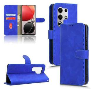 For itel S25 Ultra Skin Feel Magnetic Flip Leather Phone Case(Blue)