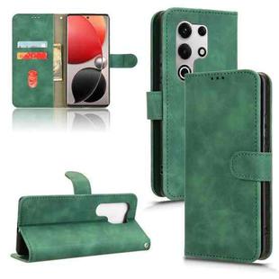 For itel S25 Ultra Skin Feel Magnetic Flip Leather Phone Case(Green)