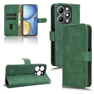 For itel A90 Skin Feel Magnetic Flip Leather Phone Case(Green)