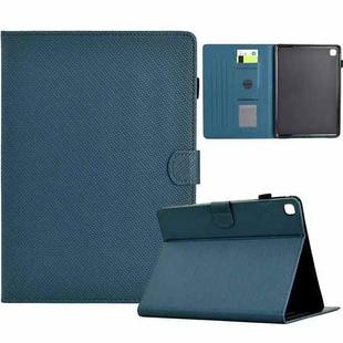 For Samsung Galaxy Tab S5e Solid Color Fiber Texture Smart Tablet Leather Case(Royal Blue)