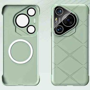 For Huawei Pura 70 Pro Borderless Upshrink Camera Protection Magnetic Phone Case(Green)