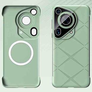 For Huawei Pura 70 Ultra Borderless Upshrink Camera Protection Magnetic Phone Case(Green)