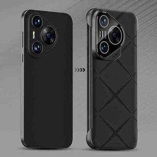 For Huawei Pura 70 Borderless Upshrink Camera Protection Phone Case(Black)