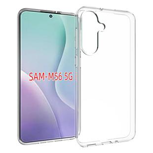 For Samsung Galaxy M56 5G Waterproof Texture TPU Phone Case(Transparent)