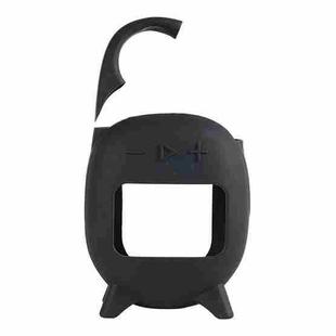 For JBL Clip 5 Portable Speaker Soft Silicone Protective Case(Black)