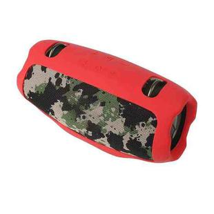 For JBL Xtreme 4 Bluetooth Speaker Soft Silicone Protective Cover Storage Case(Red)