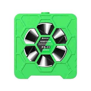 Mijing FS-11 Cooling + UV Curing + Smoke Extraction Honeycomb Radiating Fan(Green)