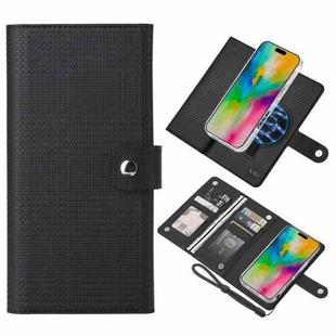 For iPhone 16 ViLi GHA-C Series RFID MagSafe Magnetic Flip Leather Phone Case(Black)