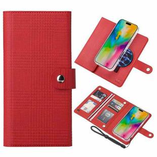 For iPhone 16 ViLi GHA-C Series RFID MagSafe Magnetic Flip Leather Phone Case(Red)