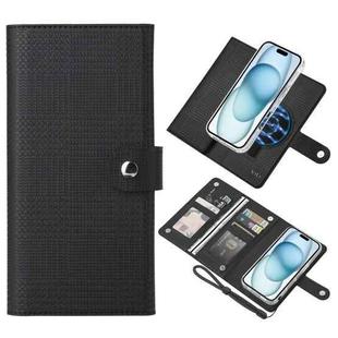 For iPhone 15 ViLi GHA-C Series RFID MagSafe Magnetic Flip Leather Phone Case(Black)