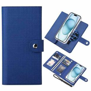 For iPhone 15 ViLi GHA-C Series RFID MagSafe Magnetic Flip Leather Phone Case(Blue)