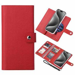 For iPhone 15 Pro ViLi GHA-C Series RFID MagSafe Magnetic Flip Leather Phone Case(Red)